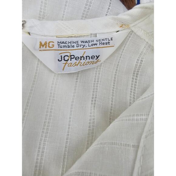 Vintage 1970s 
JC Penny's Fashions Embroidered Peasant Dress - Picture 5 of 5